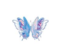 Il Sottogenere Degli Adesivi Per Tatuaggi Durevoli E Impermeabili Con Personalità Della Farfalla Blu, Le Ragazze In Europa E Negli Stati Uniti Hanno Adesivi Per Tatuaggi Fantastici