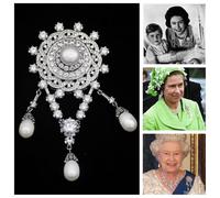 Il Spilla / Pin Corsage Teck Imperatore, Regina Elisabetta D'Austria Habsburg