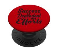 Il successo dipende dagli sforzi - Motivazione elegante dello script PopSockets PopGrip Adesivo