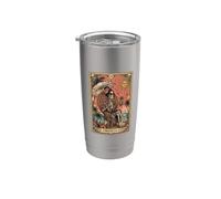 il summerween regina tarocchi occulto vintage Bicchiere termico in acciaio inox doppia parete