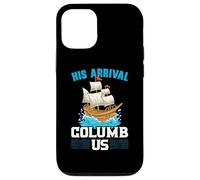 Il suo arrivo Columb Us Columbus Day Cristoforo Colombo Custodia per iPhone 12/12 Pro
