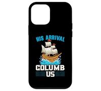 Il suo arrivo Columb Us Columbus Day Cristoforo Colombo Custodia per iPhone 12 mini