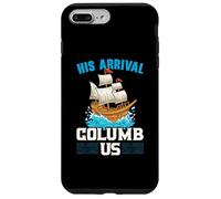 Il suo arrivo Columb Us Columbus Day Cristoforo Colombo Custodia per iPhone 7 Plus/8 Plus