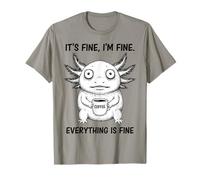 Il Suo Axolotl Fine Im Fine Coffee Maglietta