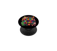 Il suo compleanno del mio Cinco De Mayo PopSockets PopGrip Adesivo