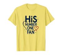 Il Suo Fan Numero Uno: Tributo Romantico Stellato Maglietta, Uomo, Limone, L