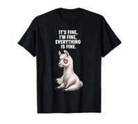 Il Suo fine Im Fine Coffee Alpaca Maglietta