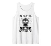 Il Suo fine Im Fine Coffee Zebra Canotta