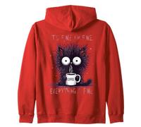Il Suo Gatto Fine Im Fine Coffee Felpa con Cappuccio