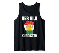 Il Suo Kurdistan Biji ha sollevato Il Pugno Lunga Vita al Kurdistan Canotta