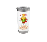 Il suo mais un grande grumo con manopole ha il succo di Halloween Bicchiere termico in acciaio inox doppia parete