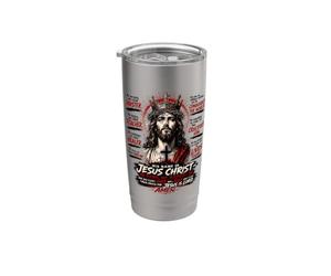 Il Suo Nome È Gesù Cristo - Re dei Re Design Bicchiere termico in acciaio inox doppia parete