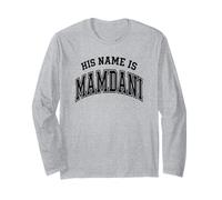 Il Suo Nome è Zohran Mamdani Meme New York Mayor Graphic Maglia a Manica