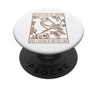 Il suo occhio è sul passero Vintage PopSockets PopGrip Adesivo