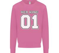 Il Suo Re Divertente Felpa Per Anniversario Di Matrimonio Uomo