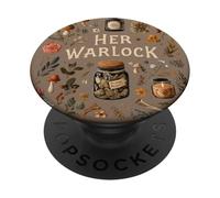 Il suo stregone la sua stregoneria coppia di magia occulta PopSockets PopGrip Adesivo