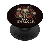 Il suo stregone la sua stregoneria coppia di magia occulta PopSockets PopGrip Adesivo
