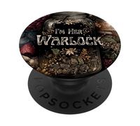 Il suo stregone la sua stregoneria coppia di magia occulta PopSockets PopGrip Adesivo
