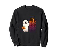 Il Suo Tricky Halloween Ghost Cute Felpa