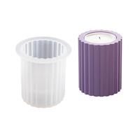Il supporto a righe del cilindro modella il tealight del cilindro per la fabbricazione del candeliere del basamento del tealight personalizzabile