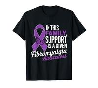 Il supporto del nastro viola per la consapevolezza della fibromialgia è un dato Maglietta