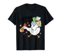 Il Supporto è in Arrivo per l'istruzione Speciale di Silly Goose Maglietta