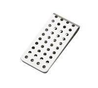 Il Supporto for Morsetto for Contanti In Acciaio Inossidabile Scava Fuori Il Denaro Portatile for Carte Di Credito Poroso Adatto for Libri Con Clip for Portafoglio