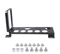 Il supporto verticale di GPU del metallo per i supporti della ventola della cassa migliora con il supporto verticale GPU del metallo nero della struttura resistente all'abbassamento rinforzato