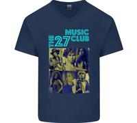 Il T-Shirt In Cotone A V Per Uomo Del 27 Music Club
