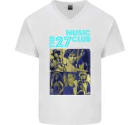 Il T-Shirt In Cotone A V Per Uomo Del 27 Music Club