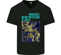 Il T-Shirt In Cotone A V Per Uomo Del 27 Music Club