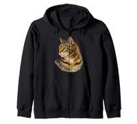 Il Tabby Vigile Felpa con Cappuccio