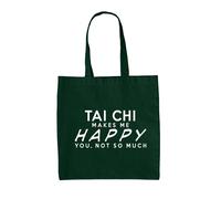 Il Tai Chi Mi Rende Felice, A Te Meno - Borsa In Tela - Arte Marziale Taiji