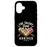 Il talento è arrivato - Giocatore di biliardo con 8 palline Custodia per iPhone 16