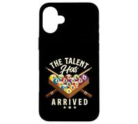 Il talento è arrivato - Giocatore di biliardo con 8 palline Custodia per iPhone 16 Plus