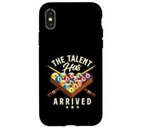 Il talento è arrivato - Giocatore di biliardo con 8 palline Custodia per iPhone X/XS