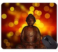 Il tappetino per mouse di gioco di citazioni di vita, Buddha oggi non cammina, dovrà eseguire Tomorrow Mouse Pads