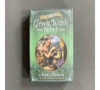 Il Tarocco della Strega Verde - Gioco di Tarocchi Completo in Lingua Inglese, per Divertimento in Feste e Raduni Carta tessile