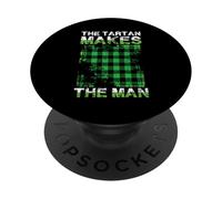 Il tartan rende l'uomo orgoglio scozzese PopSockets PopGrip Adesivo
