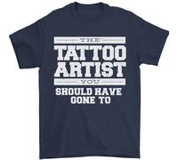 Il Tatuaggio Artista Voi Should Have Gone To Uomo T-Shirt 100% Cotone