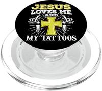 Il tatuatore Gesù ama me e i miei tatuaggi PopSockets PopGrip per MagSafe