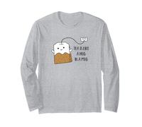 Il tè è Come Un Abbraccio in Una Tazza Maglia a Manica