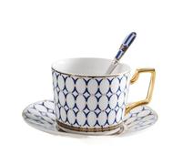 Il tè, Set tazza da caffè e piattino con cucchiaio(B)