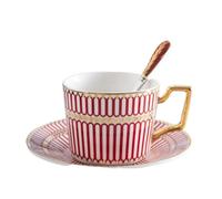 Il tè, Set tazza da caffè e piattino con cucchiaio(D)