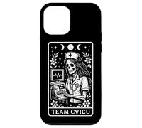 Il Team CVICU Cardiac Nurse Cardiology CNS Skeleton Tarocchi Custodia per iPhone 12 mini