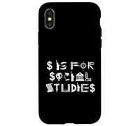 Il team di insegnanti di storia S è per l'insegnante di studi sociali Custodia per iPhone X/XS