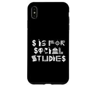 Il team di insegnanti di storia S è per l'insegnante di studi sociali Custodia per iPhone XS Max