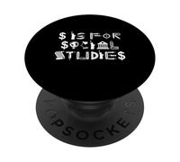 Il team di insegnanti di storia S è per l'insegnante di studi sociali PopSockets PopGrip Adesivo