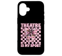 Il teatro è il mio sport Il teatro è il mio teatro comico drammatico sportivo Custodia per iPhone 16
