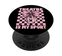 Il teatro è il mio sport Il teatro è il mio teatro comico drammatico sportivo PopSockets PopGrip Adesivo
